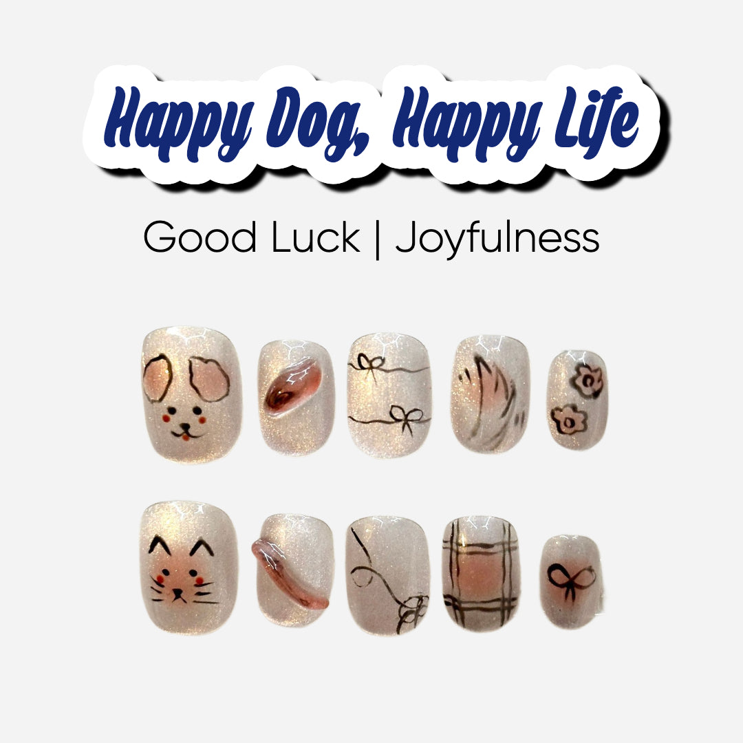 أظافر Joy Power Doggie البيضاء