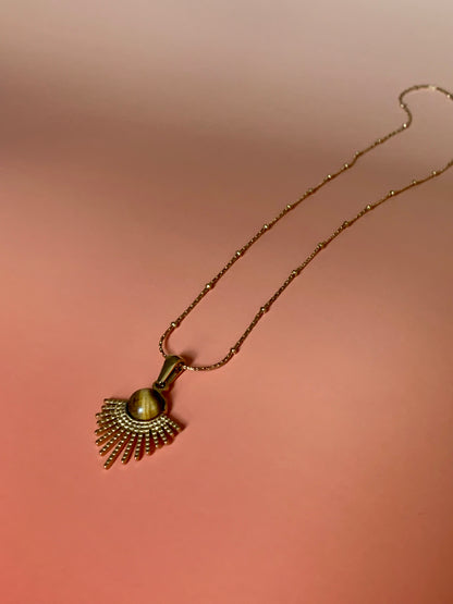 Courage Power Tiger Eye Necklace